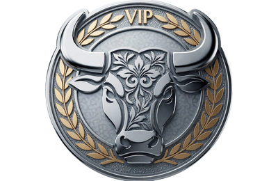 Silbernes Stierkopf-Abzeichen f&uuml;r VIP Level 2 Banderillero im Casina Casino Treueprogramm